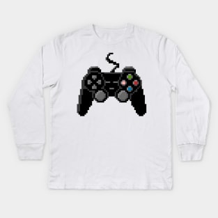 PS2 controller pixel Kids Long Sleeve T-Shirt